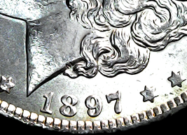 Morgan Dollar 1897 AA21-1138   - £107.53 GBP