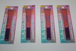 L.A. Colors Shimmer Jelly Lip Gloss C68984 Juiciness Lot Of 4 In Box - $18.04
