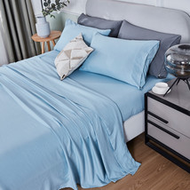 HIG 3/4 Piece Bed Sheet Set 1800 Count Microfiber Deep Pocket Hotel Bed ... - £35.88 GBP+