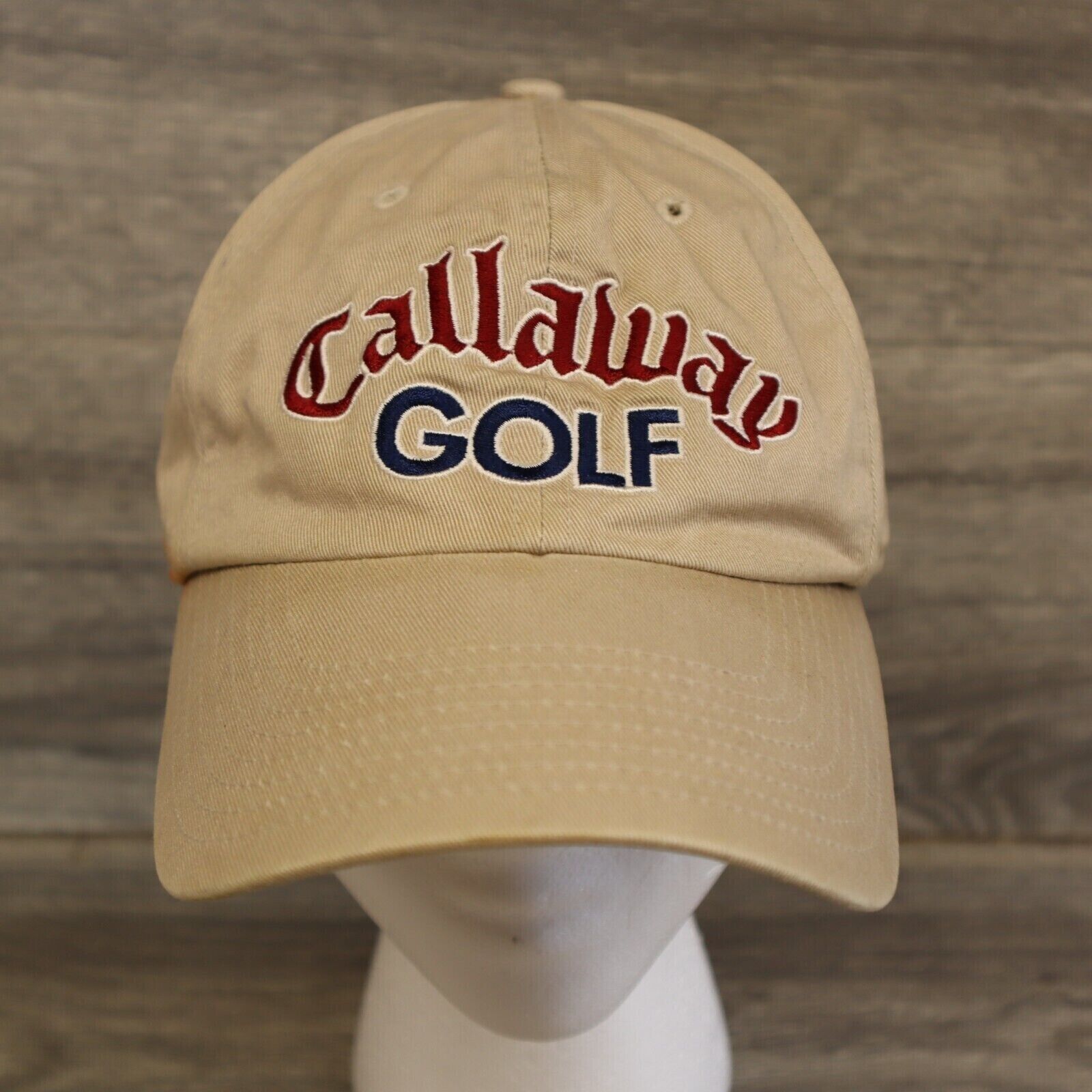 Callaway Golf Strapback Adjustable Baseball Cap Hat Beige - $21.76