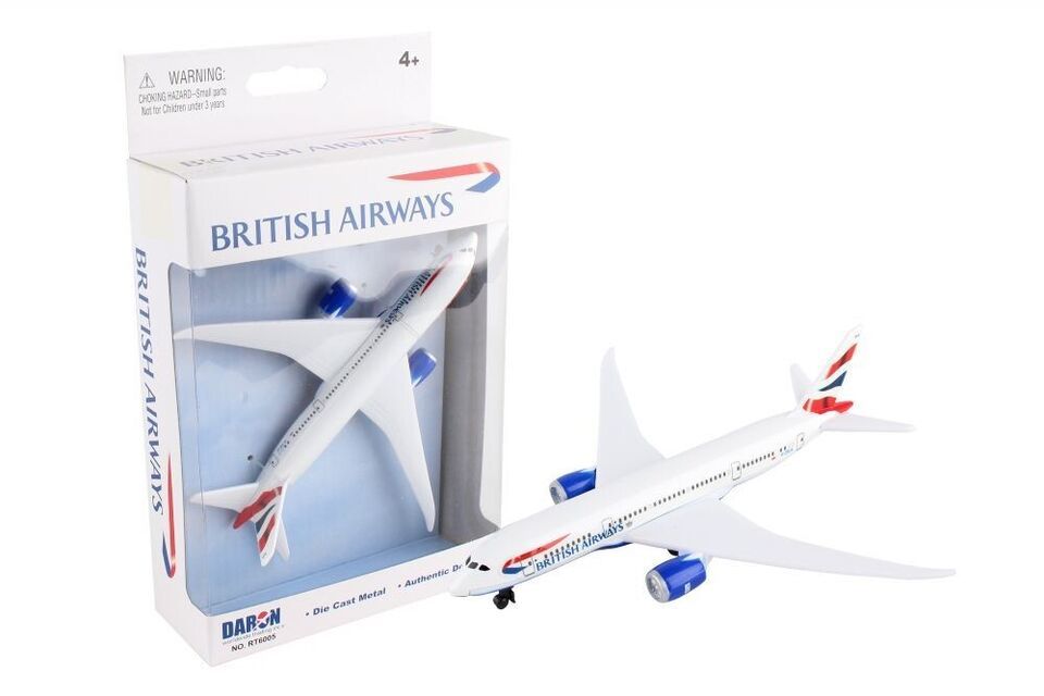 5.75 Inch Boeing 787 British Airways Diecast Model APPROX 1/388 Scale - $19.79