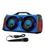 Maxpower Portable Dual 8&quot; Karaoke Bluetooth Speaker with Flashing LED Li... - $299.49 CAD