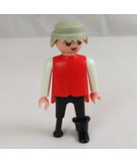 Vintage 1974 Geobra Playmobile Peg Leg Pirate 2.75&quot; Toy Figure - $12.08 CAD