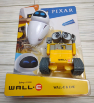 Wall-e &amp; Eve Disney Pixar Posable Action Figure Jointed Toy Movable Walle Robots - £23.98 GBP