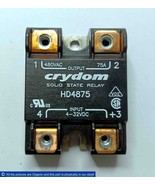 Crydom HD4875 Heavy-Duty Solid State Relay SSR 480VAC 75A SPST-NO Sensata - $49.00