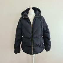 Quiz - BNWT - Chevron Padded Hooded Coat - Black - Size 6 - RRP £60 - £27.72 GBP