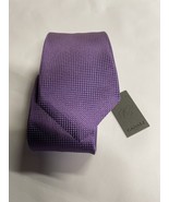 New Men&#39;s Canali Geometric Silk Tie Purple - $1,685.63 MXN
