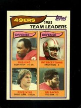 1982 Topps #477 Ricky PATTON/DWIGHT HICKS/DWIGHT CLARK/FRED D EAN Nm 49ER *X71540 - $1.23