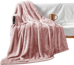 Exclusivo Mezcla Plush Extra Large Fleece Throw Blanket For, Lightweight - £24.04 GBP