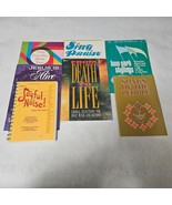 Church Choir Religious Songbook Lot of 7 Jesus is Alive Sing Praise and ... - £11.14 GBP