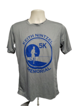 Brooks Keith Nintzel 5K Memorial Run Adult Small Gray Jersey - £14.24 GBP