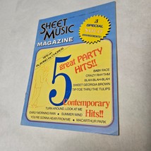 Sheet Music Magazine October 1977 Volume 1 Number 8 Great Party Hits  - $11.98