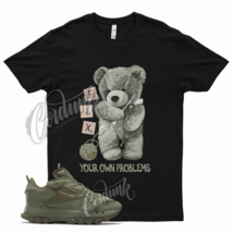 Black FIX T Shirt for Cardi B Classic Leather Hunter Army Green Golden  - $25.64+