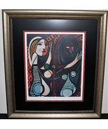 Pablo Picasso Girl Before a Mirror Limited Edition Framed 34” x 39” Prin... - £586.38 GBP