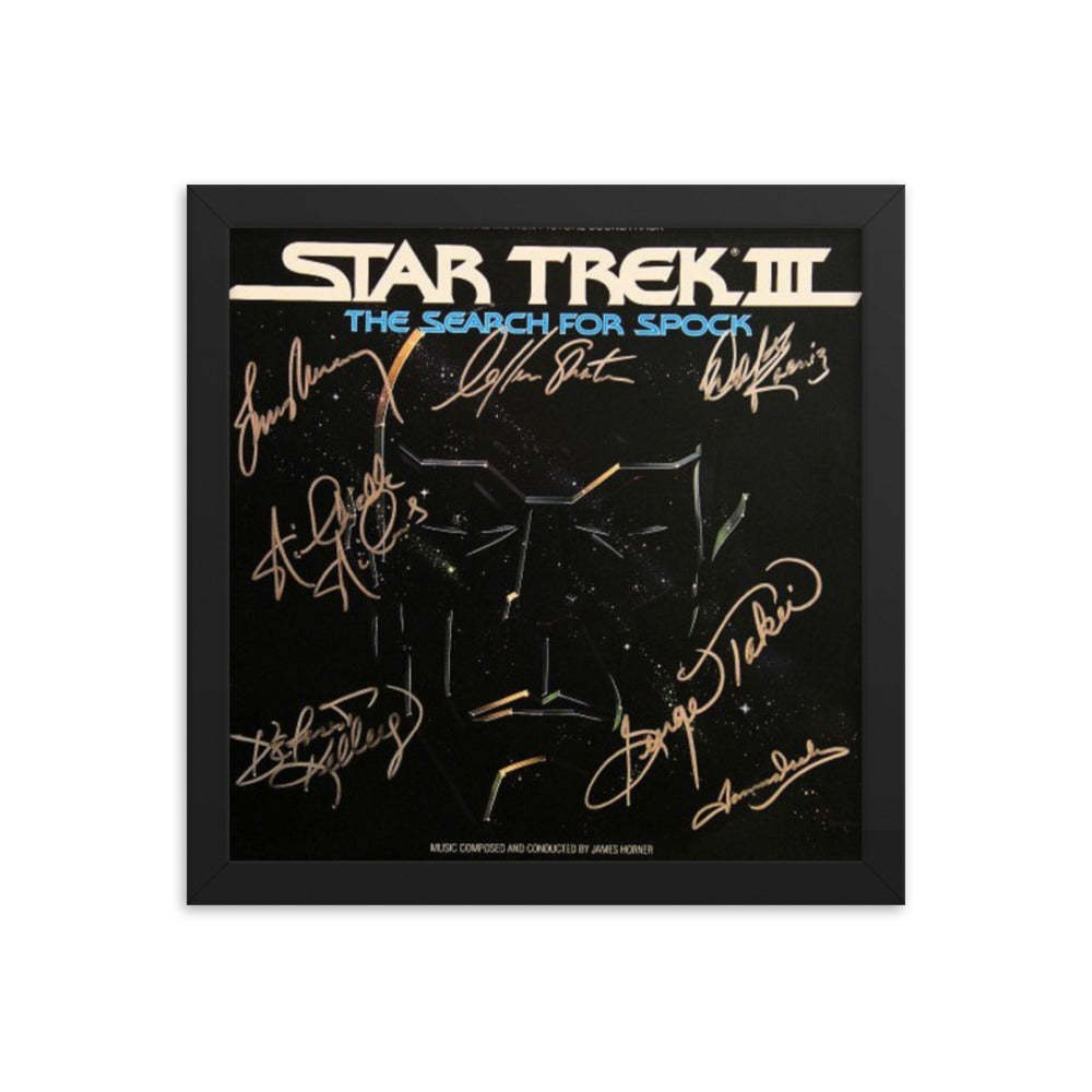 Star Trek signed original "Star Trek III: The Search For Spock" soundtrack album - $75.00