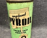 Vintage Collectable Can  PYROIL Crank Case Additive 1940s Full 5” Tall - £7.23 GBP