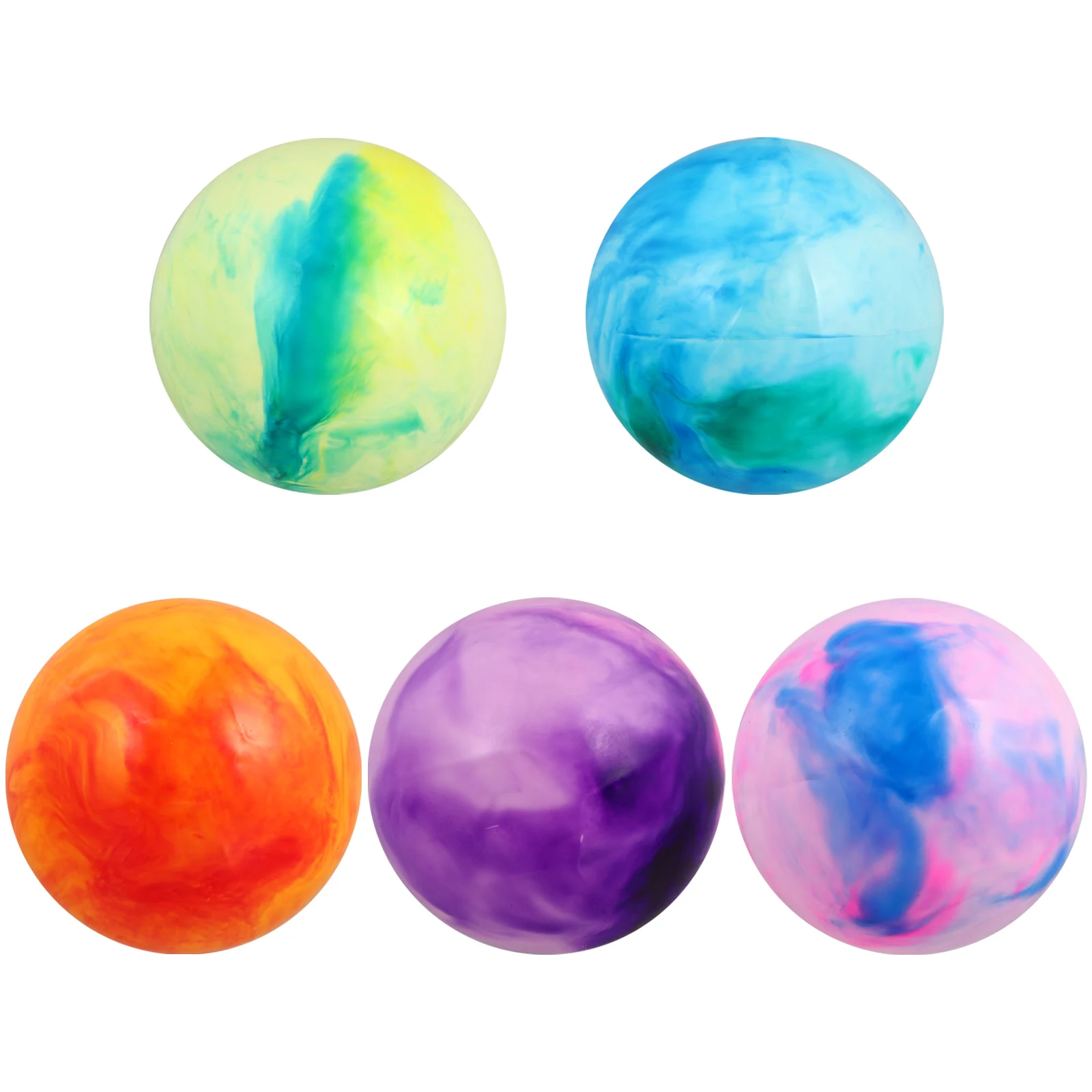 5pcs 6/9inch Inflatable Beach Ball Outdoor Blow Up Balloon Summer Party Game - £14.84 GBP+