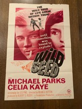 Wild Seed 1965, Romance/Drama Original Vintage One Sheet Movie Poster  - £39.21 GBP