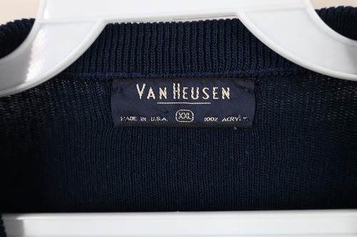 Vintage 90s Streetwear Mens 2XL XXL Blank Lightweight Knit V-Neck Sweater USA Item image 5