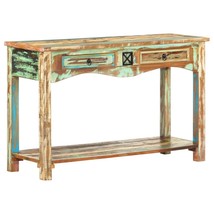 Console Table 120x40x75 cm Solid Reclaimed Wood - £137.42 GBP