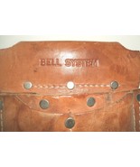 Leather line man&#39;s lineman&#39;s tool pouch Bell System circa 1964-1969 - $20.00