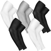AURUZA 5 Pairs Arm Sleeves for Men &amp; Women, Compression Cooling Tattoo Sleeve Co - £12.88 GBP
