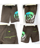 Diesel Mohawk Warrior Surfer Board Shorts Medium size 32 Mens Swim Suit Trunks - $28.88