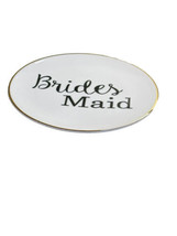 Brides Maid Porcelain 7 Inches Decorative Plate:Olivia &amp; Oliver Fine Bone - £25.20 GBP