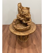 Vintage 1970’s Hollywood Regency Table With Waterfall And New Pump 39” Tall - $198.00