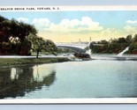 View on Water Branch Brook Park Newark New Jersey NJ UNP WB Postcard F19 - $2.92