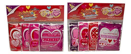 Primary image for Wack-a-pack Valentines Day Balloons (Set of 2 Packs of 4 Balloons)