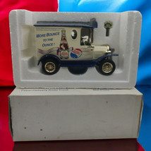 Golden Classic Pepsi Cola More Bounce to the Ounce Delivery Truck Bank w... - $16.48
