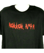 Horror High Frantic Font T-Shirt size XL Mens Black Unworn NOS 90s-2000 - £15.10 GBP