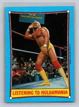 Listening to Hulkamania #38 1987 Topps WWF Hulk Hogan - £2.40 GBP