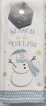 2 Different Towels (15&quot; X 25&quot;)CHRISTMAS Snowmen,Tis The Season To Be Freezin,Ww - £11.66 GBP