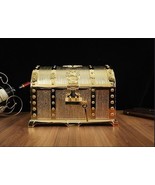 Europe Huge Capacity 2 Layers XXL Jewelry Storage Metal Treasure Chest - $478.62 CAD+