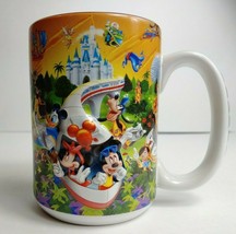 Walt Disney World Four Parks One World 3D Grandma Coffee Mug Vintage 90&#39;s - £11.59 GBP