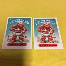 1987 Topps Garbage Pail Kids Series 7 Mickey Mouths 258a &amp; Oral Laurel 2... - £7.82 GBP