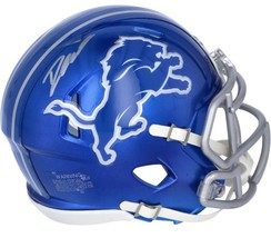 D&#39;andre Swift Autographed Detroit Lions Flash Mini Speed Helmet Fanatics - £98.40 GBP