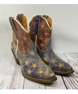 Dingo Women Liberty Patriotic Snip Toe Casual Boots Ankle Mid Heel 2-3&quot; ... - $80.46