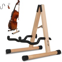 Cello Stand,Folding Cello Support Stand,A-Frame Wooden Cello, Bass Guita... - $39.99