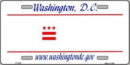 Washington DC State Background Novelty Blank Metal License Plate LP-2222 - £17.22 GBP