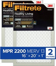 Filtrete 16x20x1, AC Furnace Air Filter,, exact dimensions 15.69 x 19.69 x 0.78 - £47.20 GBP