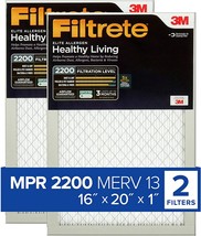 Filtrete 16x20x1, AC Furnace Air Filter,, exact dimensions 15.69 x 19.69... - $877.23 MXN