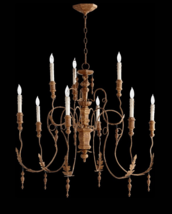 Horchow Antique French Restoration Aidan Gray Style Rococo Chandelier 34&quot; - £509.65 GBP