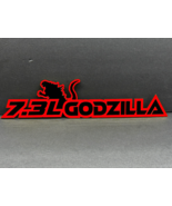 For Godzilla Badges Emblem RAGING 7.3 Red/Black, 2 BADGES, Angry Fender ... - $75.99
