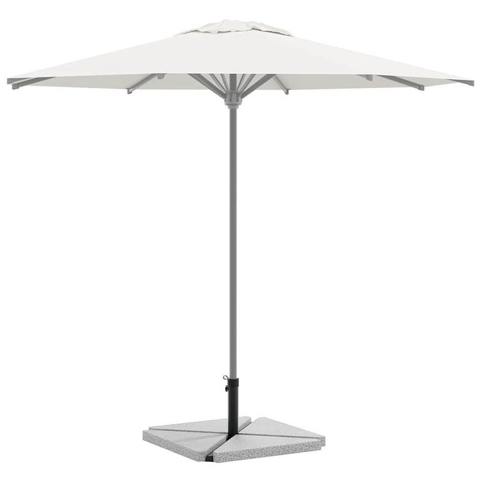 vidaXL Parasol Base Set Grey Granite Medium Foldable - $360.94