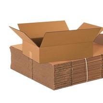 AVIDITI 20 x 14 x 4Corrugated Cardboard Boxes, Flat 20&quot;L x 14&quot;W x 4&quot;H, Pack of25 - £73.65 GBP