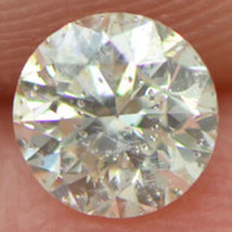 Round Shape Diamond Loose Certified H/SI2 Natural Enhanced 4.99 MM 0.51 Carat - £355.71 GBP