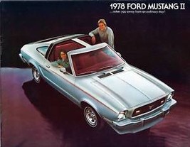 1978 Ford Mustand II Brochure - £1.37 GBP